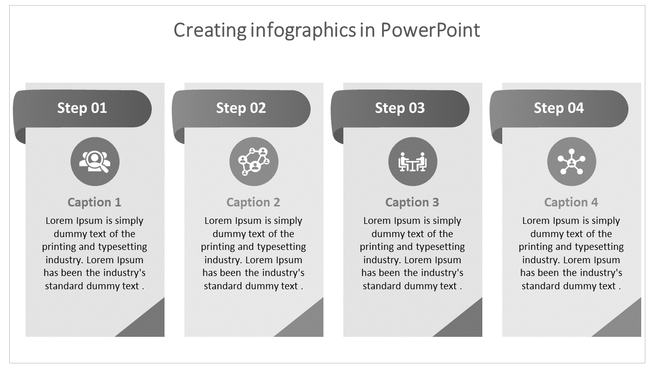 creating infographics in powerpoint-grey